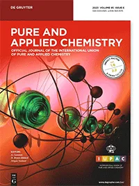 Pure and Applied Chemistry Journal Cover