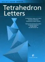 Tetrahedron Letters Journal Cover