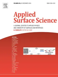 Applied Surface Science Journal Cover
