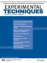 Experimental Techniques Journal Cover