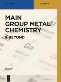 Main Group Metal Chemistry Journal Cover