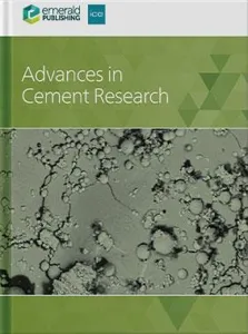 Advances in Cement Research Journal Cover