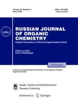 Russian Journal of Organic Chemistry Journal Cover