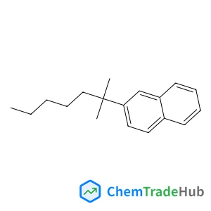 Naphthalene, 2-(1,1-dimethylhexyl)- structure