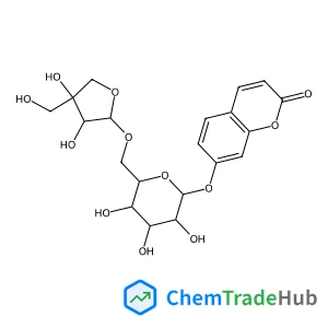103529-94-8 - 2-Oxo-2H-chromen-7-yl 6-O-[(2R,3R,4R)-3,4-dihydroxy-4-(hydroxymethyl)tetrahydro-2-furanyl]-beta-D-glucopyranoside
