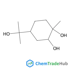 p-Menthane-1,2,8-triol; (1R,2R,4S)-form structure