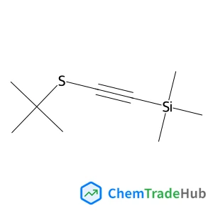 Silane, [[(1,1-dimethylethyl)thio]ethynyl]trimethyl- structure