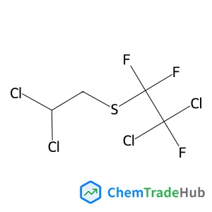 Ethane, 1,1-dichloro-2-[(2,2-dichloroethyl)thio]-1,2,2-trifluoro- structure