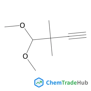 4,4-Dimethoxy-3,3-dimethyl-1-butyne structure