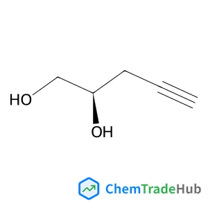(2R)-4-Pentyne-1,2-diol structure