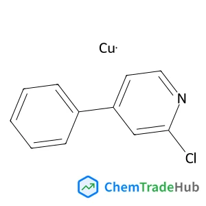 Copper, chloro(4-phenylpyridine)- structure