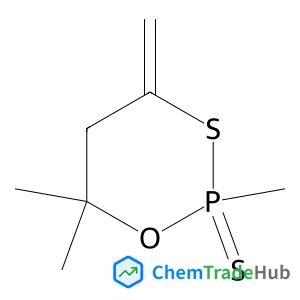 2,6,6-Trimethyl-4-methylene-1,3,2-oxathiaphosphinane 2-sulfide structure
