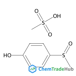 Phenol, 4-(methylsulfinyl)-, methanesulfonate structure
