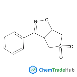 3-Phenyl-3a,4,6,6a-tetrahydrothieno[3,4-d][1,2]oxazole 5,5-dioxide structure