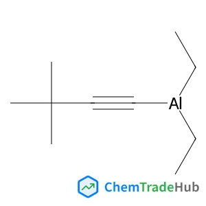 Aluminum, (3,3-dimethyl-1-butynyl)diethyl- structure