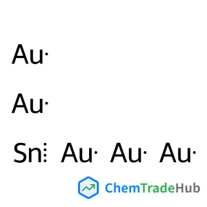 Gold--lambda~2~-stannane (5/1) structure