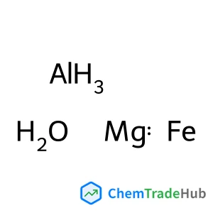 Spinel, ferroan (Al2(Mg0.5-0.9Fe0.1-0.5)O4) structure