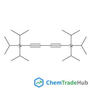 Silane, 1,3-butadiyne-1,4-diylbis[tris(1-methylethyl)- structure