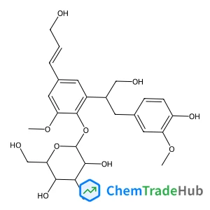 126176-79-2 - 2-[(2R)-1-Hydroxy-3-(4-hydroxy-3-methoxyphenyl)-2-propanyl]-4-[(1E)-3-hydroxy-1-propen-1-yl]-6-methoxyphenyl beta-D-glucopyranoside