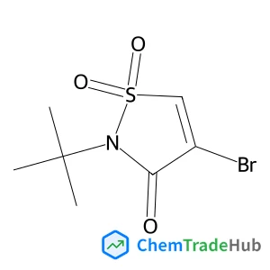 126623-65-2 - 4-Bromo-2-(2-methyl-2-propanyl)-1,2-thiazol-3(2H)-one 1,1-dioxide