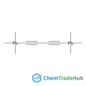 Plumbane, 1,3-butadiyne-1,4-diylbis[trimethyl- structure