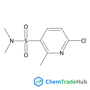 6-Chloro-N,N,2-trimethyl-3-pyridinesulfonamide structure