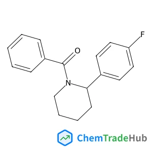 [2-(4-Fluorophenyl)-1-piperidinyl](phenyl)methanone structure