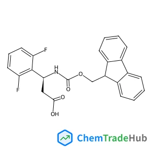 (3S)-3-(2,6-Difluorophenyl)-3-{[(9H-fluoren-9-ylmethoxy)carbonyl]amino}propanoic acid