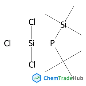 Phosphine, (1,1-dimethylethyl)(trichlorosilyl)(trimethylsilyl)- structure