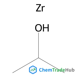 2-Propanol, zirconium(3+) salt structure