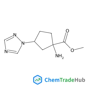 1501020-85-4 - Methyl 1-amino-3-(1H-1,2,4-triazol-1-yl)cyclopentanecarboxylate