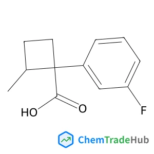 1511788-69-4 - 1-(3-Fluorophenyl)-2-methylcyclobutanecarboxylic acid