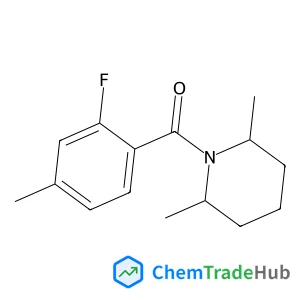 (2,6-Dimethyl-1-piperidinyl)(2-fluoro-4-methylphenyl)methanone