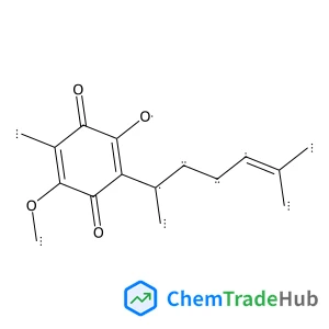 2,5-Dihydroxy-2,5,10-bisabolatriene-1,4-dione; 2-Me ether structure