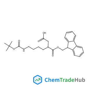 171856-09-0 - N-[(9H-Fluoren-9-ylmethoxy)carbonyl]-N-[4-({[(2-methyl-2-propanyl)oxy]carbonyl}amino)butyl]glycine