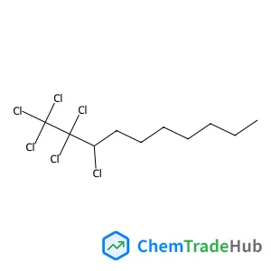 1,1,1,2,2,3-Hexachlorodecane structure