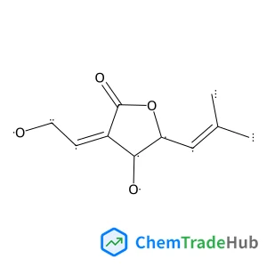 Dihydro-4-hydroxy-3-(2-hydroxyethylidene)-5-(2-methyl-1-propenyl)-2(3H)-furanone; (2Z,4ξ,5ξ)-form structure