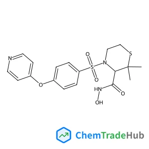 192329-42-3 - (3S)-N-Hydroxy-2,2-dimethyl-4-{[4-(4-pyridinyloxy)phenyl]sulfonyl}-3-thiomorpholinecarboxamide
