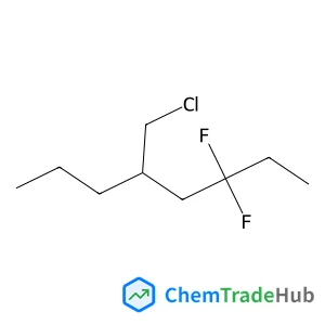 5-(Chloromethyl)-3,3-difluorooctane structure