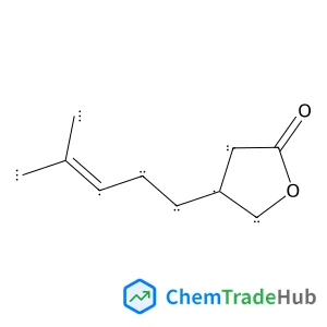 Dihydro-4-(4-methyl-3-pentenyl)-2(3H)-furanone; (S)-form structure