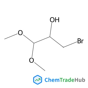 3-Bromo-1,1-dimethoxy-2-propanol structure
