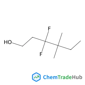 3,3-Difluoro-4,4-dimethyl-1-hexanol structure