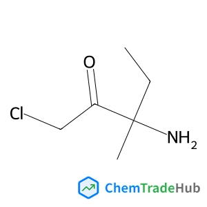 3-Amino-1-chloro-3-methyl-2-pentanone structure