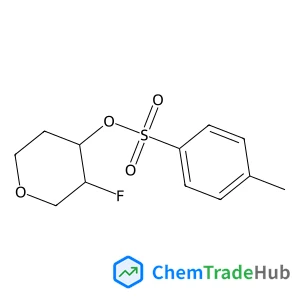 3-fluorooxan-4-yl 4-methylbenzene-1-sulfonate structure