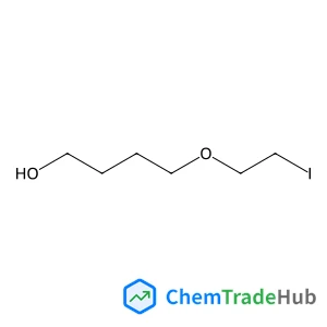 4-(2-iodoethoxy)butan-1-ol structure