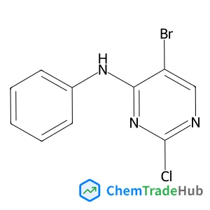 280581-50-2 - 5-bromo-2-chloro-N-phenyl-pyrimidin-4-amine