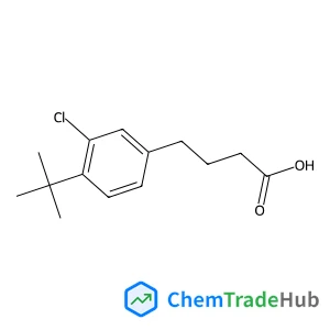4-[3-Chloro-4-(2-methyl-2-propanyl)phenyl]butanoic acid