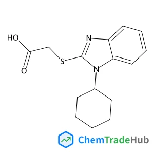 331963-97-4 - [(1-cyclohexyl-1H-benzimidazol-2-yl)thio]acetic acid