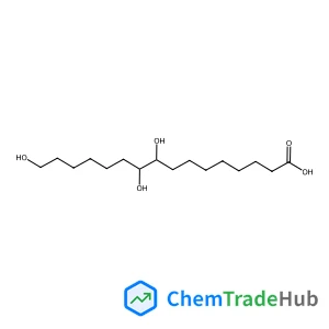 9,10,16-Trihydroxyhexadecanoic acid; (8R*,9R*)-form structure