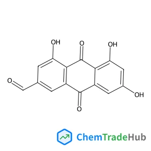 4,5,7-Trihydroxy-9,10-dioxo-9,10-dihydro-2-anthracenecarbaldehyde structure